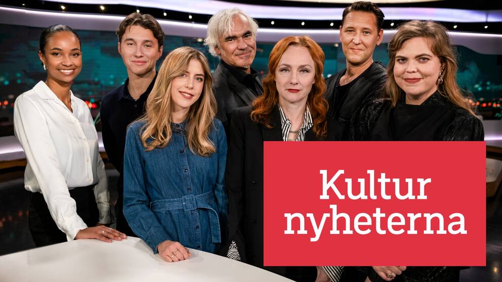 Hannah Lindgren, Daniel Wyser, Moa Lindstedt, Kristofer Lundström, Ika Johannesson, Hannes Fossbo och Rebecca Haimi. – Kulturnyheterna